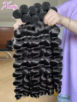 Xcurly Cheveux Humains Vierges Bruts Ondulés Profonds 30 34 Pouces Extensions 3/4 Lots Offres Tissage Bouclé Birman 1