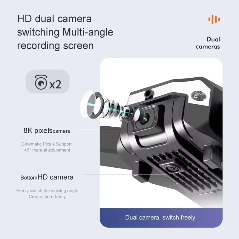 2026 Nuovo G6 GPS Drone 8K Professionale HD Macchina Fotografica Flusso Ottico 5G WIFI Omnidirezionale Evitamento Ostacoli Quadcopter Regalo Per Bambini Giocattolo - immagine 3
