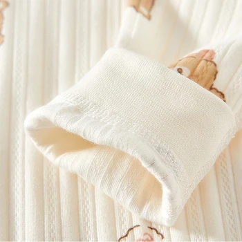 0-12 متر القطن الوليد طفلة الصبي رومبير طباعة الرضع بذلة ملابس غير رسمية لحديثي الولادة للفتيات الفتيان ربيع الخريف الملابس 5