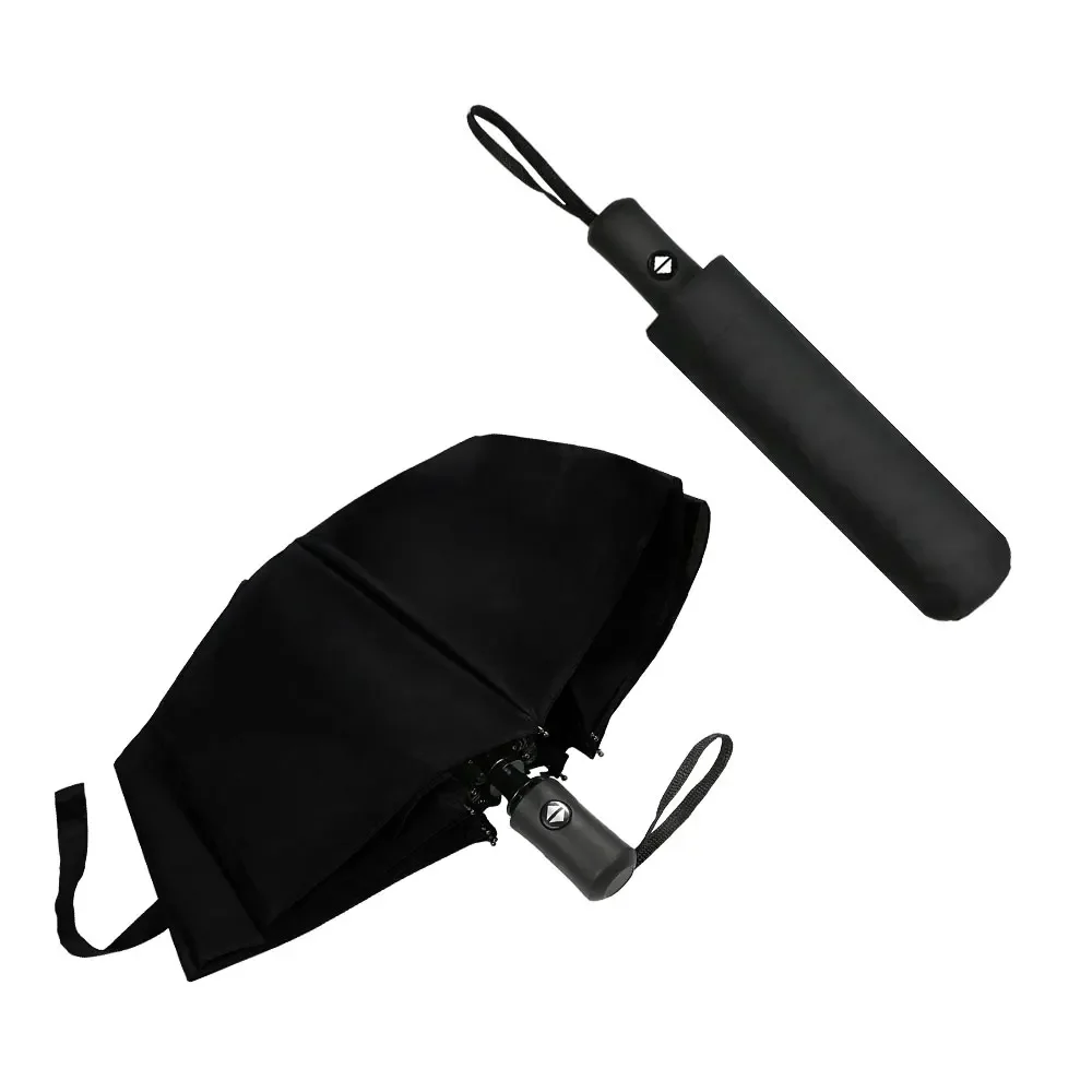 Fully-Automatic Compact Three Folding Umbrella Men Rain Women Parasol Car Accessories For Seat Ibiza TOYOTA GR Ford Ranger DS