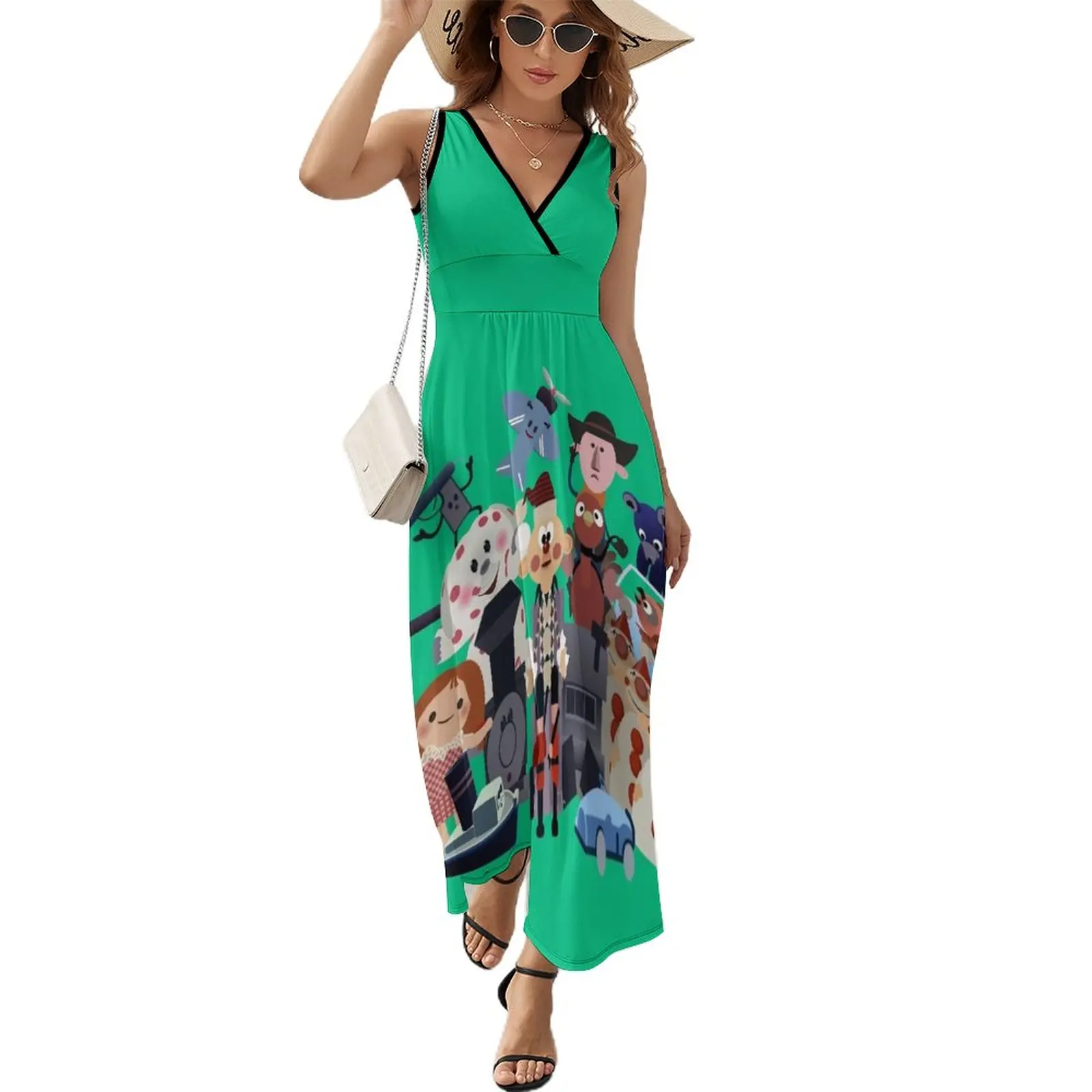 

Misfit Menagerie Sleeveless Dress Elegant gowns summer dress woman 2023