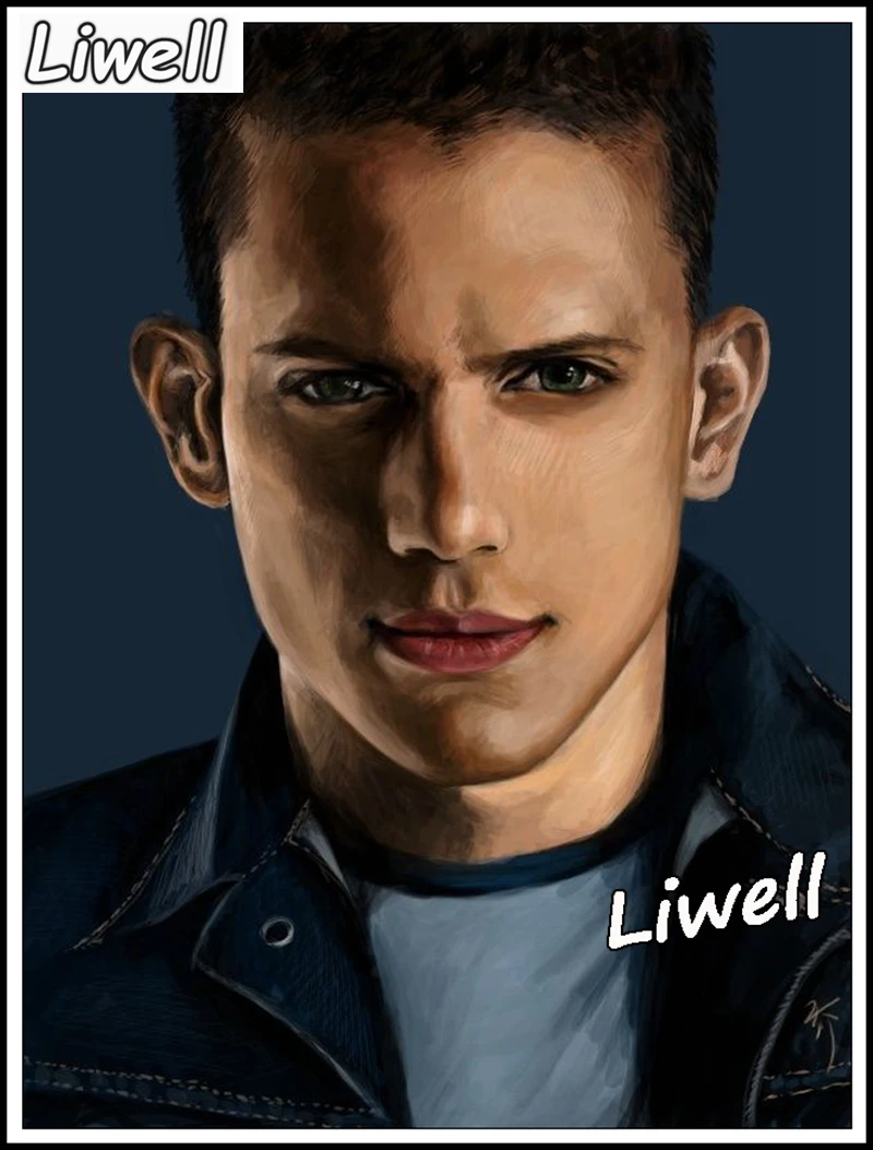 Prison Break Wentworth Miller Diamond Mosaic Painting Tv Series