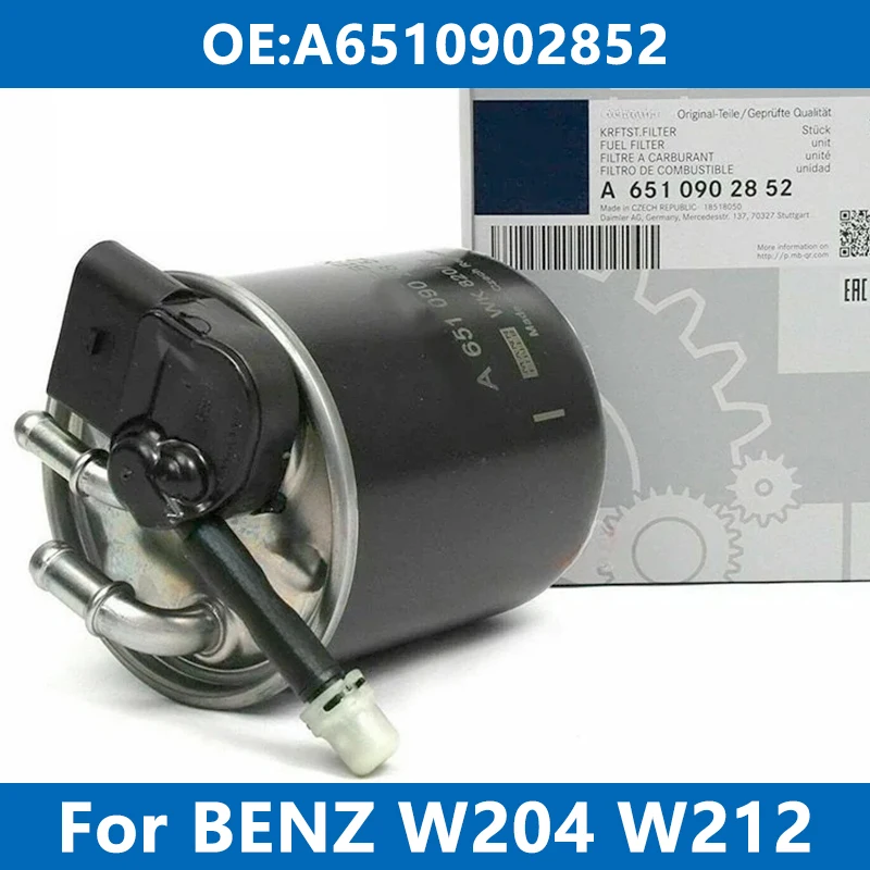 Автомобильный топливный фильтр A6510902852 для Mercedes Benz W204 W205 W212 C180 C200 E220 E250 S300 GLC GLE CLS GLK OM651 дизельный двигатель