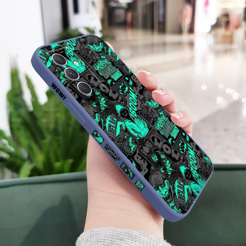 thumbnail image 1 of Middle Finger Bats Case For Samsung A54 A34 A24 A14 A04 A04E A73 A53 A33 A23 A13 A03 A72 A52 A52S A32 A22 A15 A25 A35 A55 4G 5G, 1 of 5