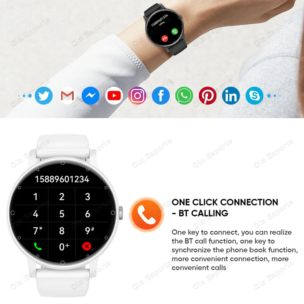 New Smart Watch Men 1.39 Inch AMOLED Screen Bluetooth Call Sports Fitness Tracker Heart Rate Health Monitoring Smartwatch Women