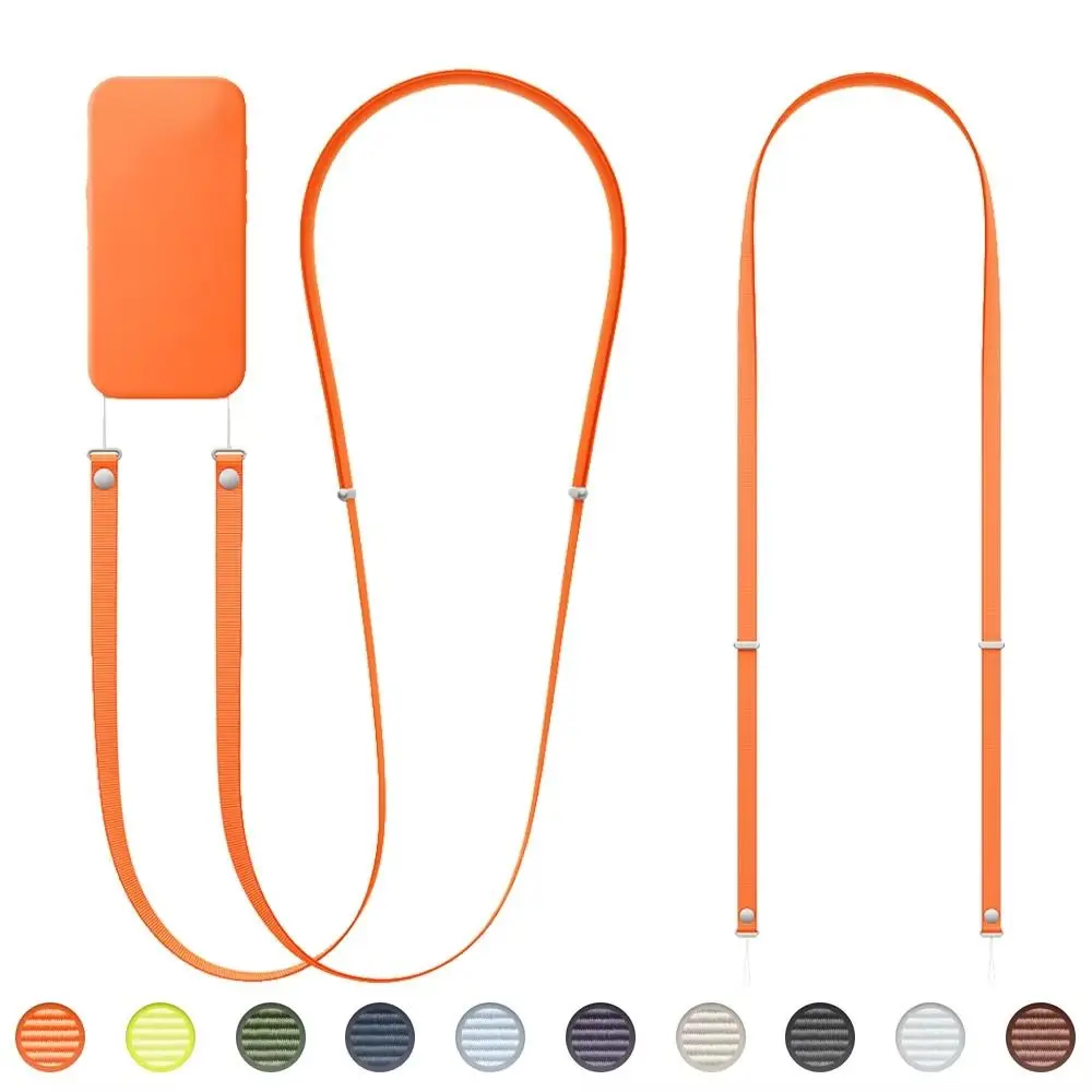Adjustable Case Magnetic Phone Lanyard Anti-loss Durable Phone Crossbody Lanyard Woven Neck Strap for iPhone 17/Air/17 Pro Max 1