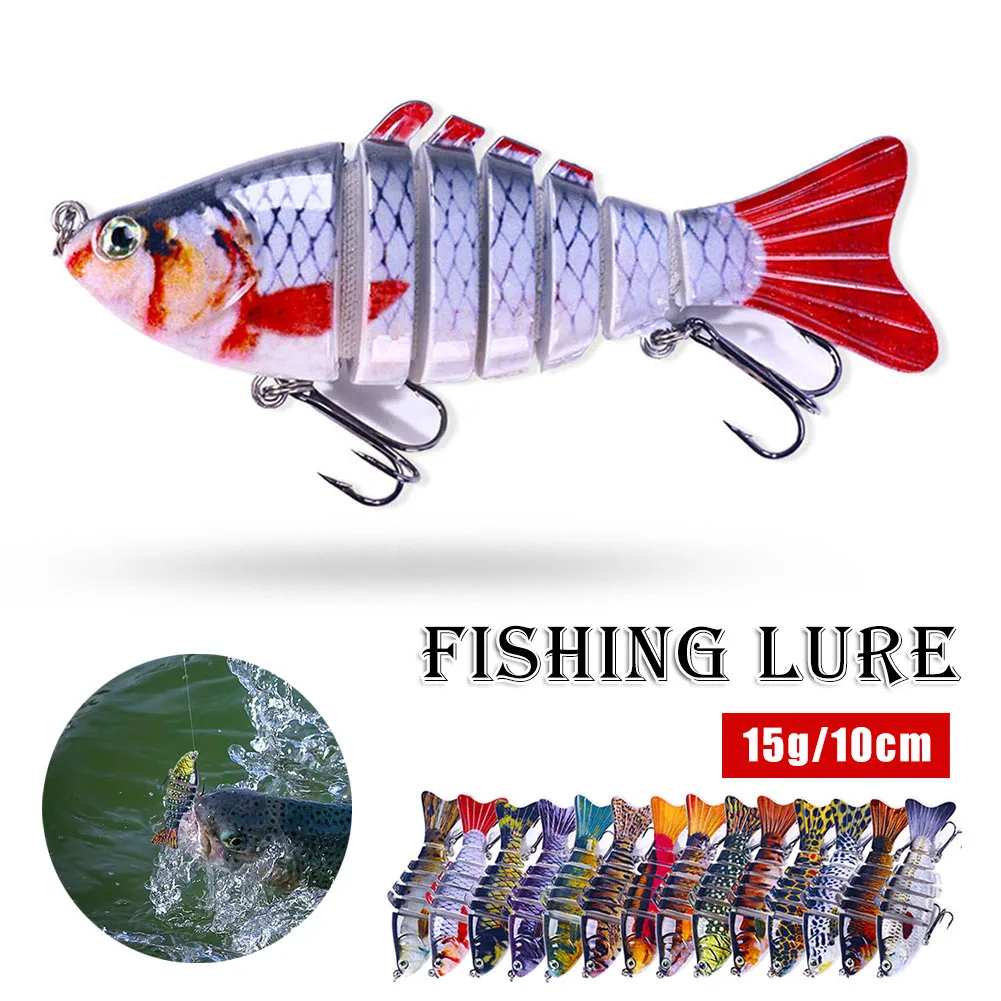 

Lifelike Multi Jointed Fishing Lure Outdoor Sport Accessories Swimbai Wobblers Crankbait Trout Bass Fishing Tackle Fishing Goods