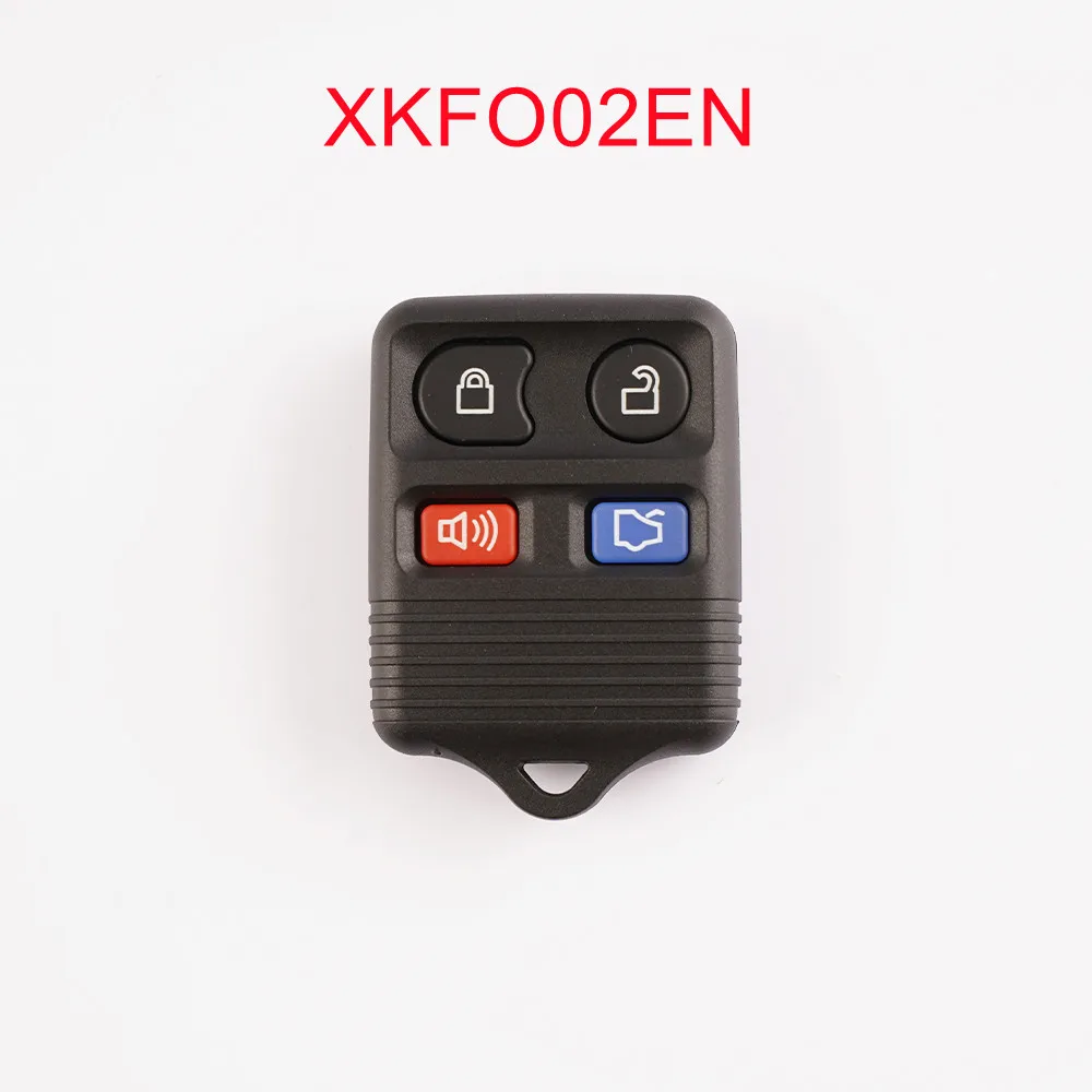 

5pcs Xhorse Universal Wire Remote Car Keys 4 Buttons for Ford Style VVDI Key Tool MAX Plus VVDI2 MINI Programmer XKFO02EN