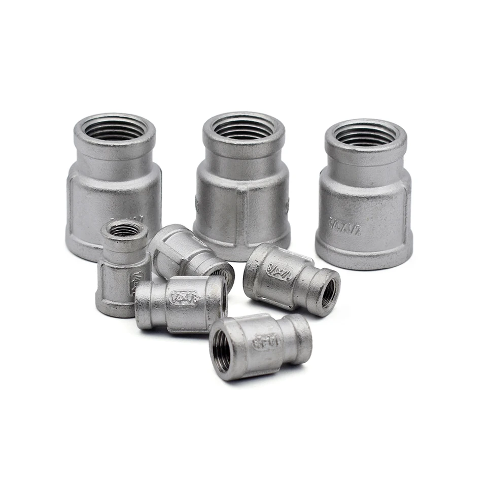 Lot De 4 Adaptateurs Réducteurs 3/4" Vers 1/2" - Acier Inoxydable - Pour Tuyauterie Eau, Chauffage, Gaz
