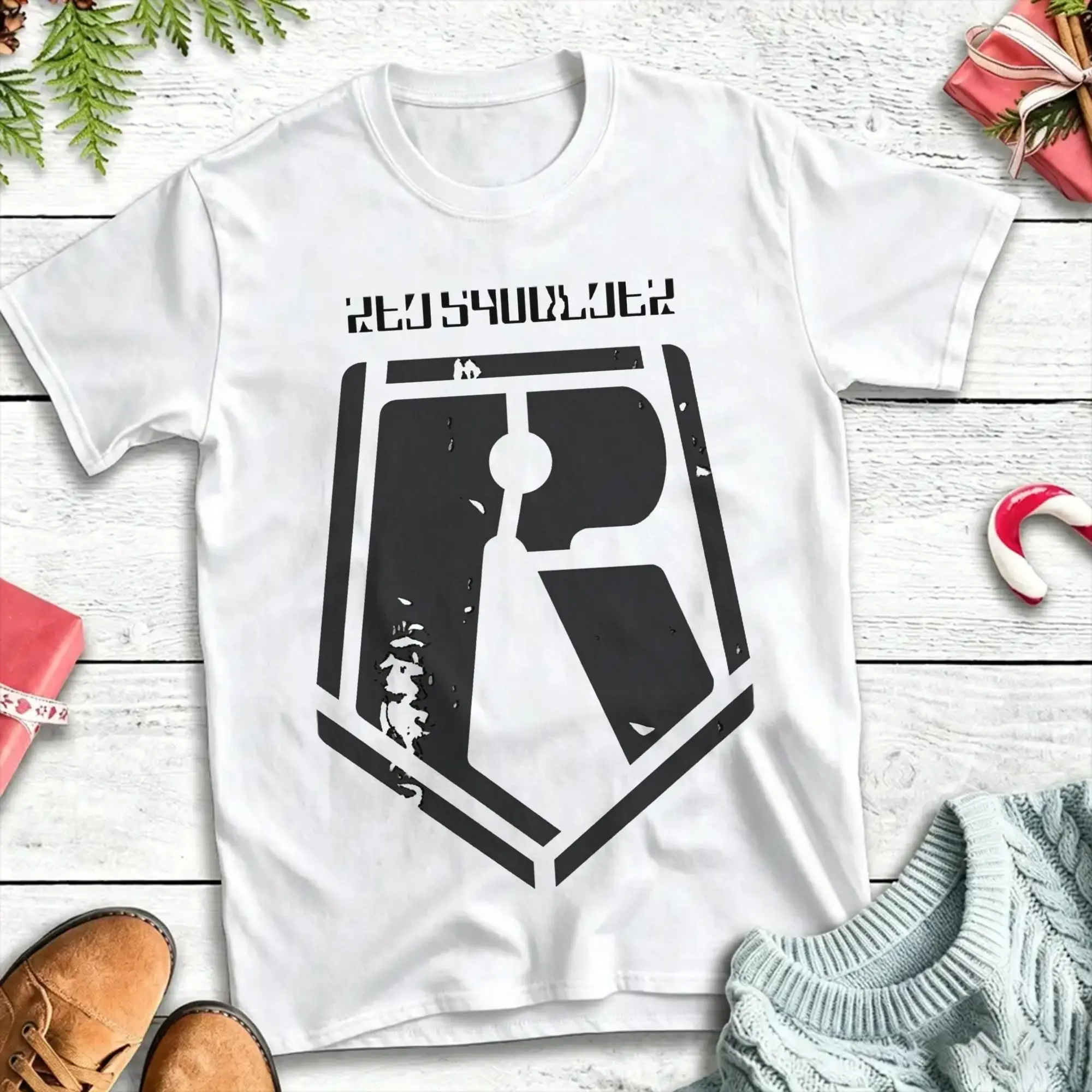 Armored Trooper Votoms Red Shoulder Dry T-Shirt Beach 100 % Baumwolle, atmungsaktive, übergroße Kleidung, kurzärmliges Vintage-T-Shirt