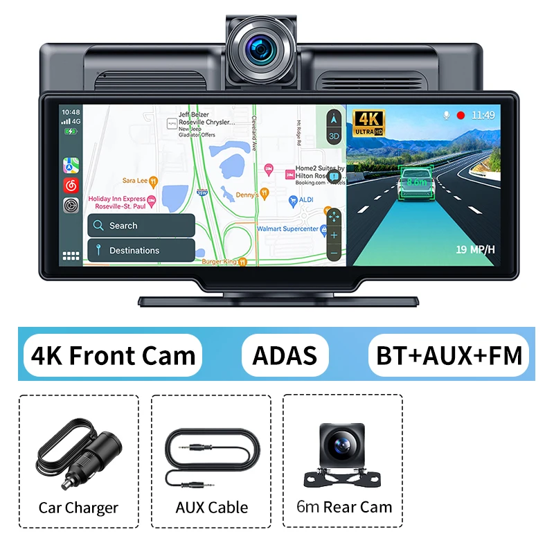 With 6m Rear Cam