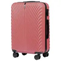 Wings SWAN - Ensemble de 4 valises rose sale, ensemble de voyage sur roulettes, valises rigides roses (cabine, moyenne, grande, XL) 2