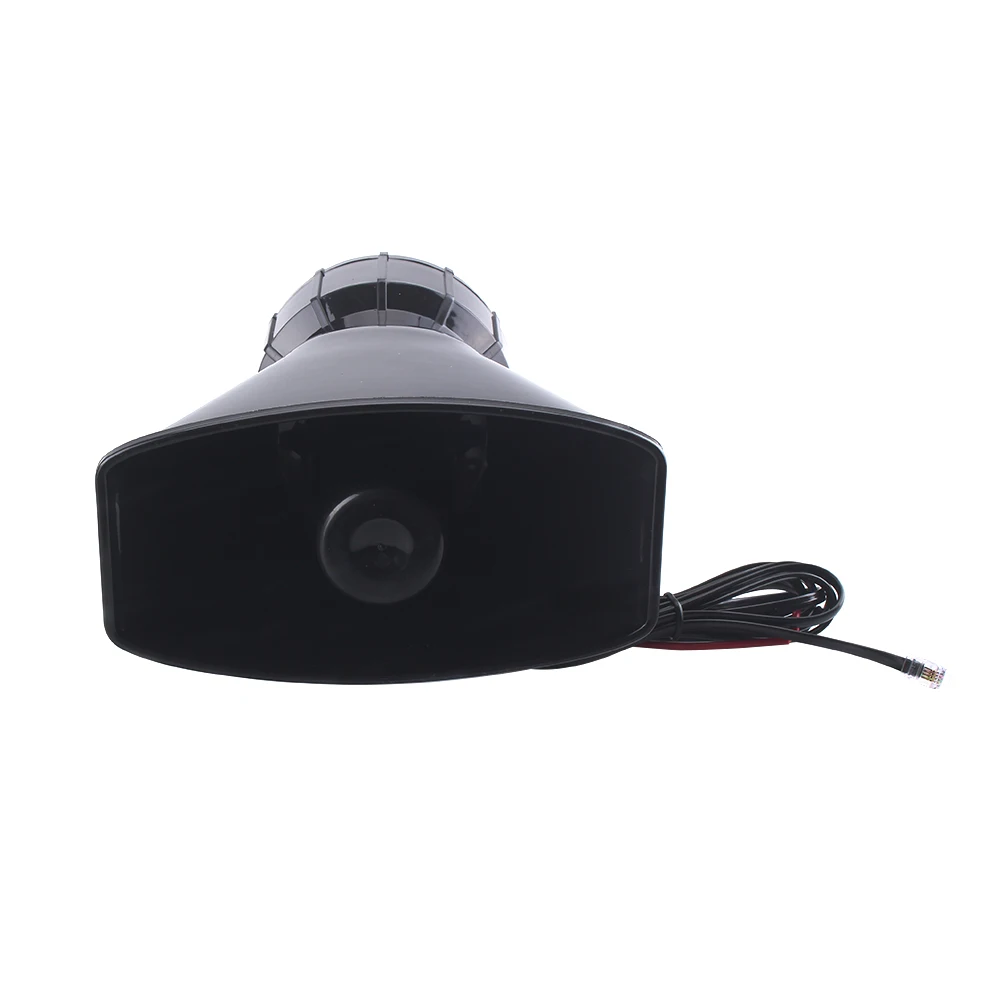 Mic PA System Emergency Amplifier Hooter 12V 100W Police Siren Air Horn Megaphone Tone Car Horn Car Warning Alarm Speakers Loud car siren horn car air horn