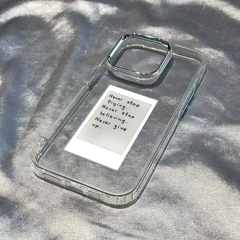 Chic Never Give Up Soft Phone Case Cover