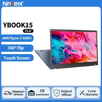 Ninkear YBook15 15.6 laptop pc computer 2 in 1 touchscreen 360 Windows 11 16GB RAM 512GB SSD lightweight portable ultrabook laptop pc daily work study entertainment computer FHD IPS
