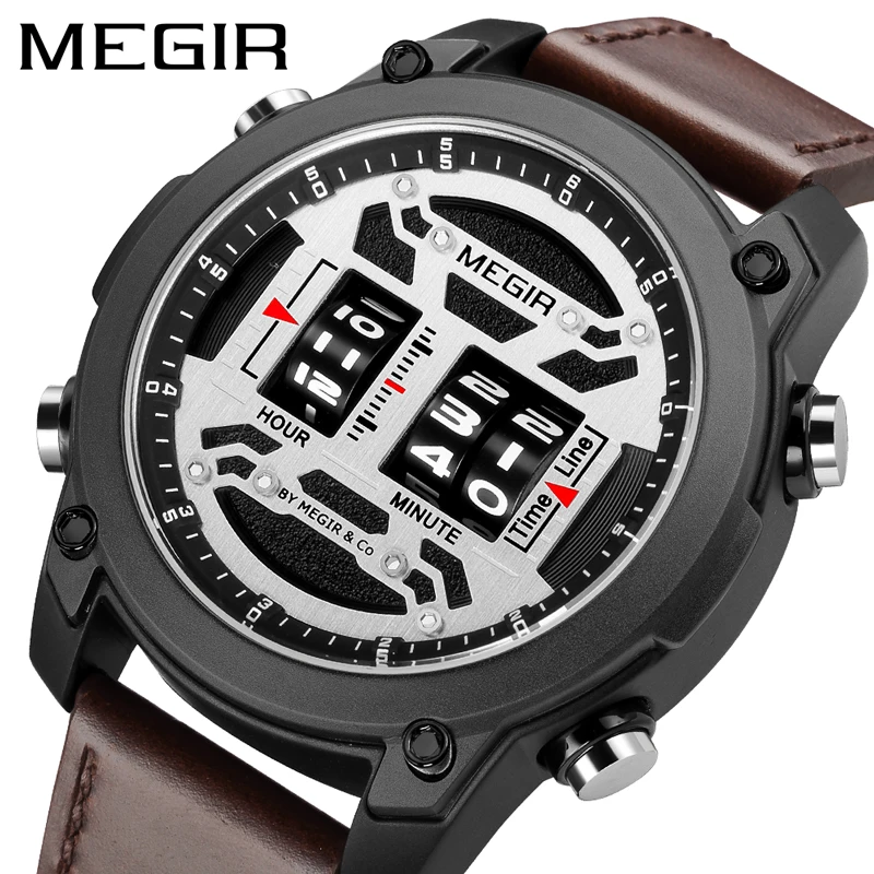 Mens Watches High Quality Megir Men's Watch Complex Watch Men