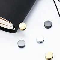 Handmade Leather Notebook Accessory Core Fastener Metal Bean For TN Notebook Diary Journal Wholesale Sell in Bulk 2