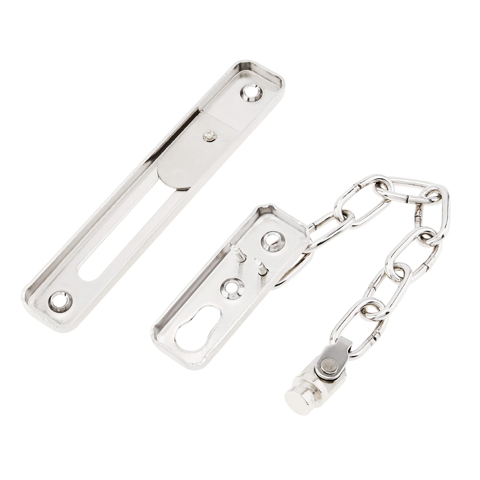 Door Chain Lock Thickened Stainless Steel Solid Security Bolt Door Safety Guard Chain for Bedroom / Hotel / Homestay