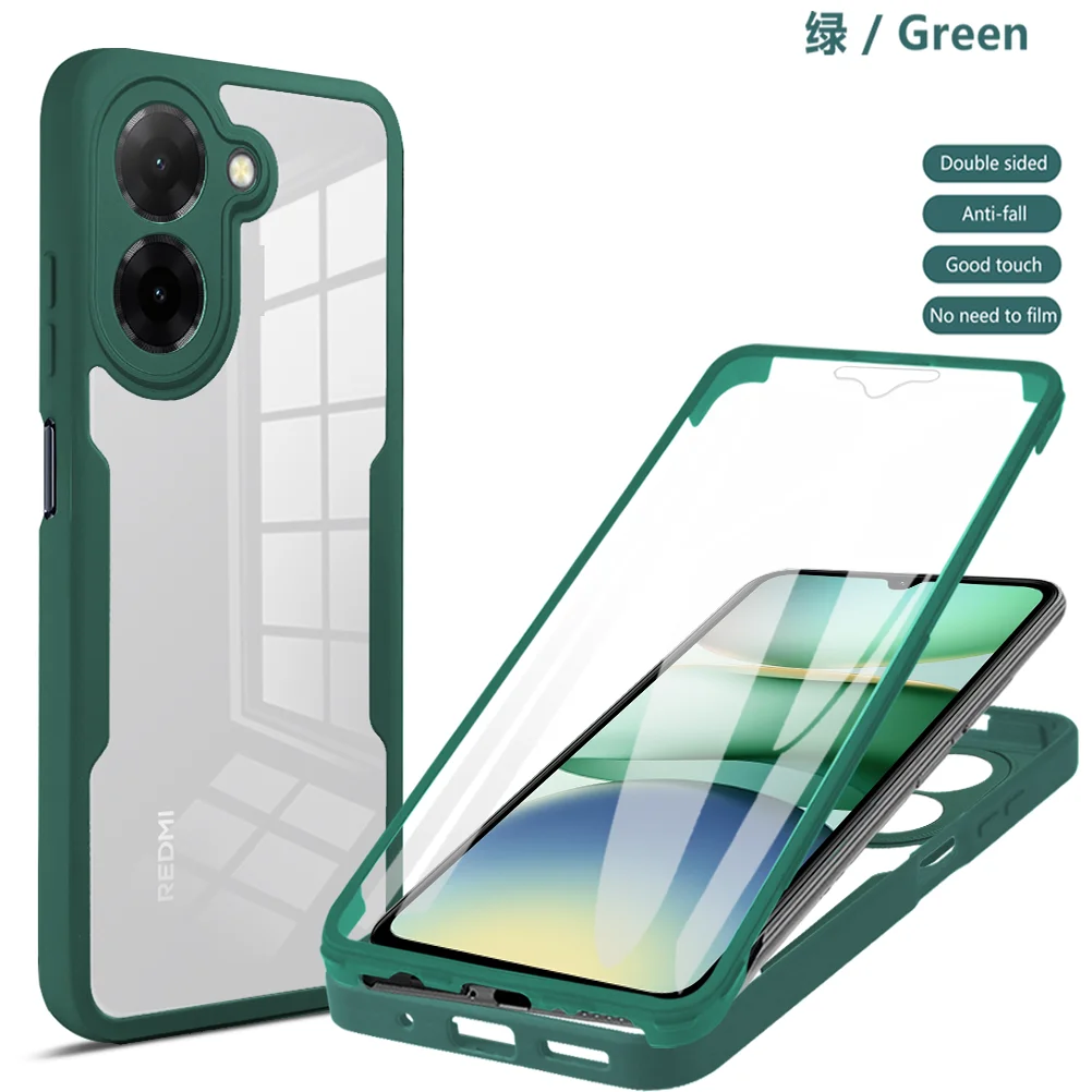 Full Body 360° Protective Phone Case with Double-Sided Cover