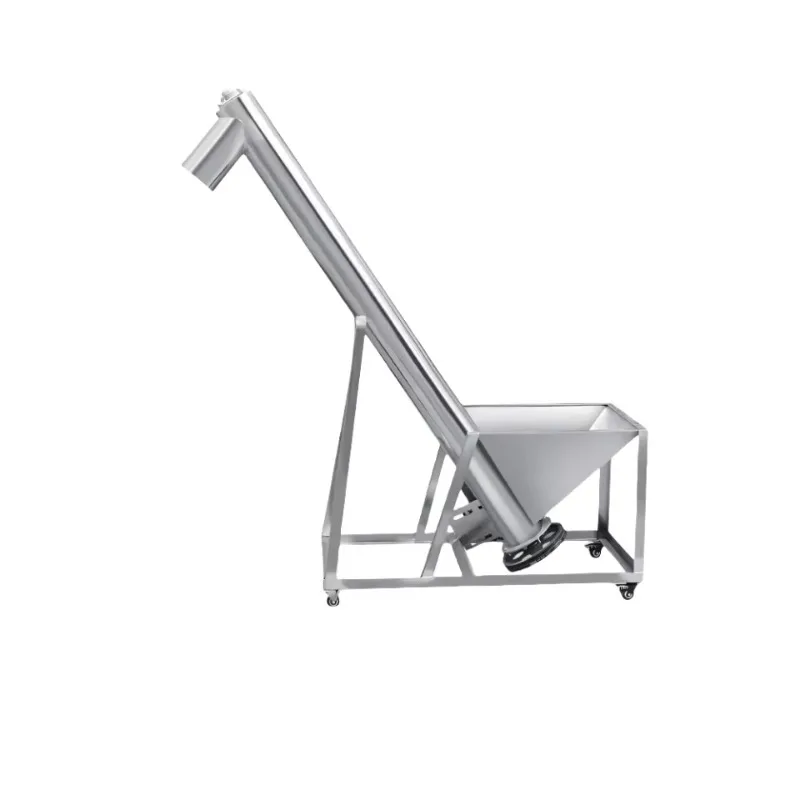 【Hot】Automatic Screw Granule Powder Feeder Vertical Elevator Stainless Steel Screw Conveyor Feeding hine