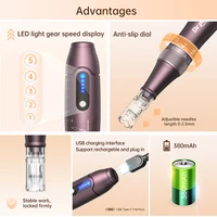Dr. Pen A10 wireless microneedling pen with 10 cartridges