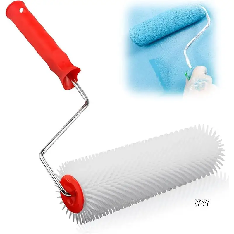 9인치 스크리드 스파이크 롤러 라텍스 바닥 셀프 레벨링 스파이크 롤러 (에폭시 바닥용)