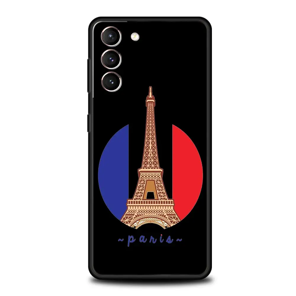 Elegant France Flag Soft Silicone Phone Case