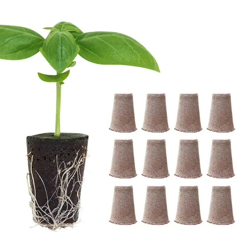 

12Pcs Root Growth Sponges Aerogardens Grow Sponges Seed Grow Sponges Replacement Seed Starter Pods For Hydroponic Garden System