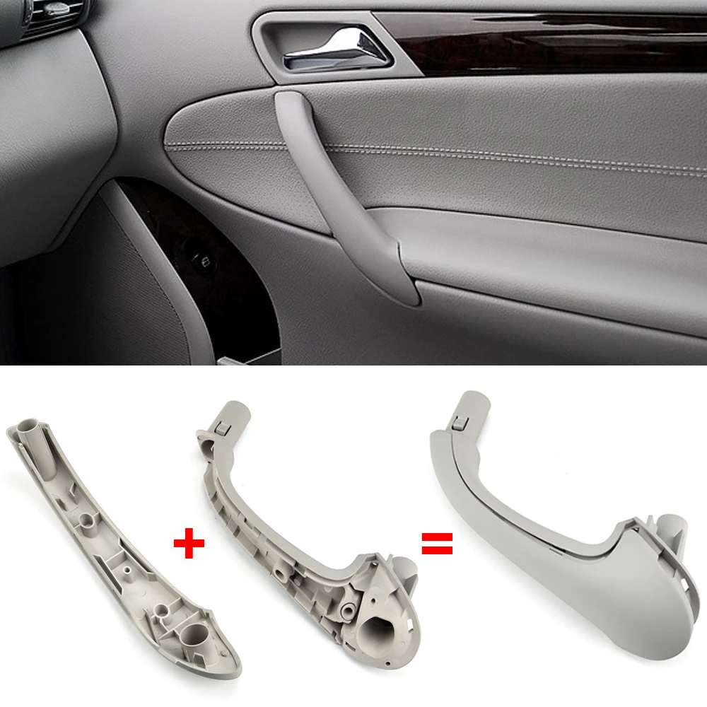 Car Front Left Right Inner Door Pull Handle Cover Interior Accessories