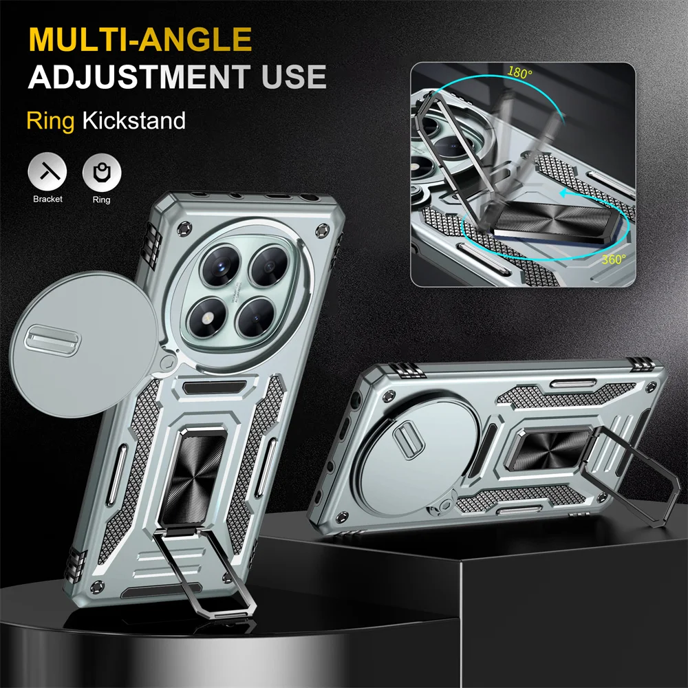 Magnetic Ring Stand Phone Cases for Xiaomi Redmi Note 14 13 12 11