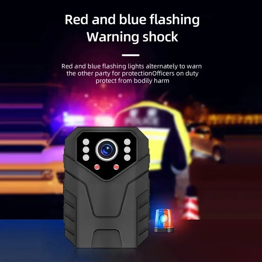 Description Picture 5 of item4K HD Mini Camera Portable Body With 2 Inch IPS Touch Screen Video Recorder Night Vision Police Camcorders Back Clip Action Cam
