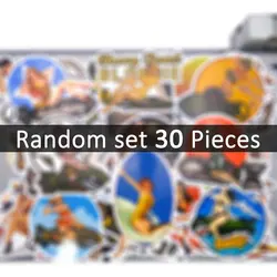 Vintage Glamour Girl Sticker Pack - Nostalgic Art (Random set 30PCS)