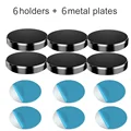 6 PCS Black Fixed