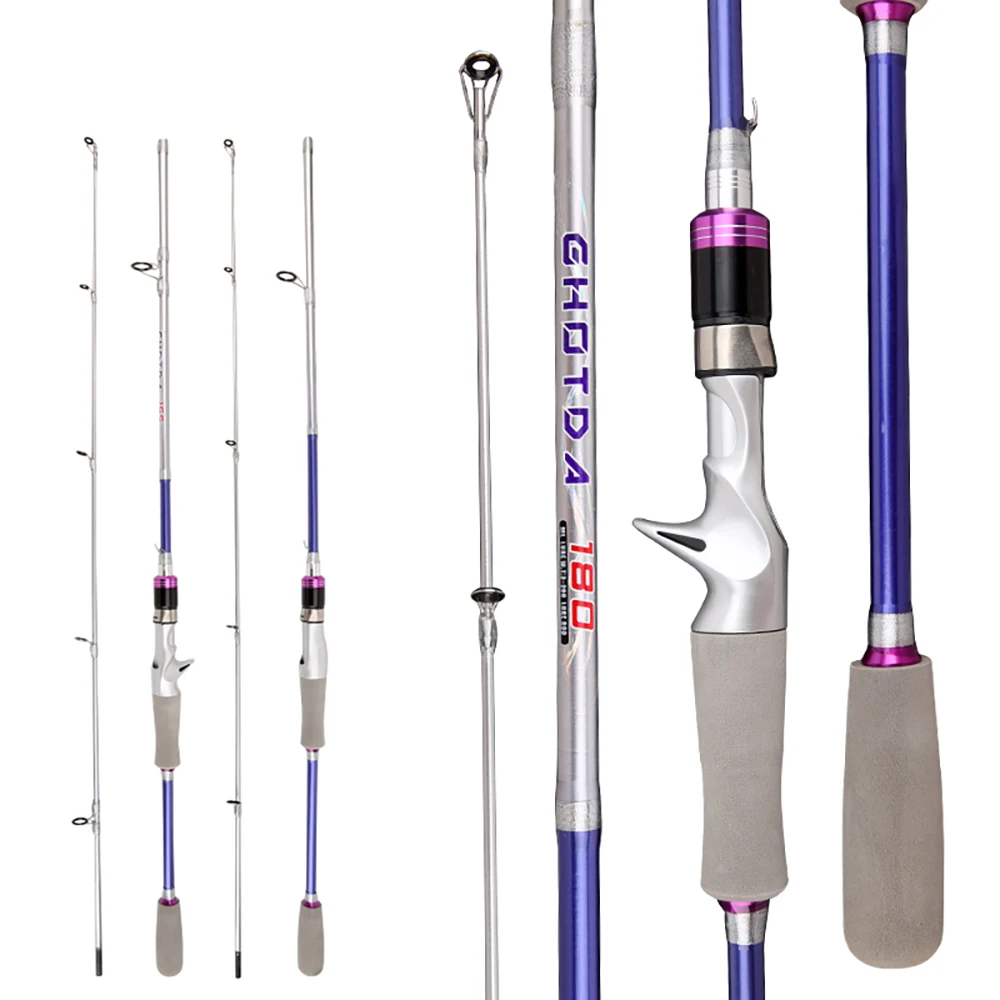 Ultra-Light Fishing Rod Carbon Fiber Spinning/Casting Lure Pole Bait WT 1.5-9g Line WT main image 0