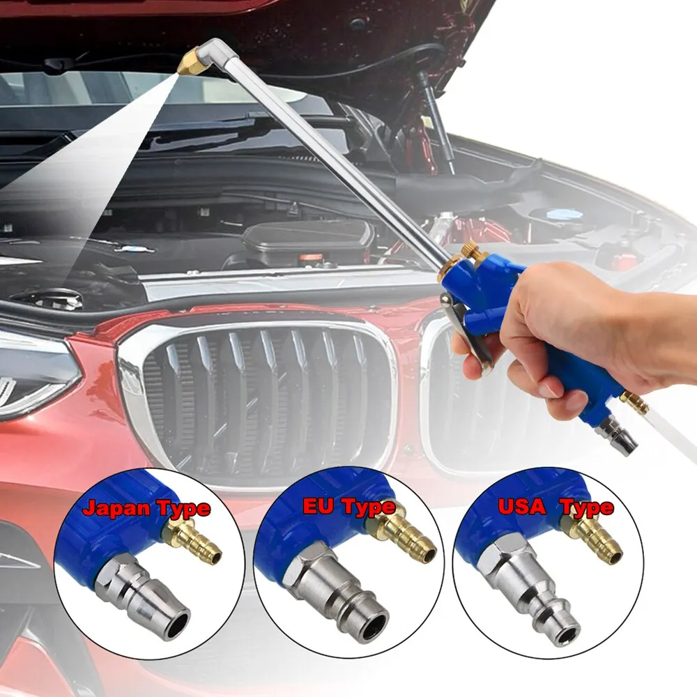 40cm High Pressure Pneumatic Engine Cleaning Water Gun Oil Cleaner Tool 100cm Hose Aluminum Alloy Pneumatic Tool water gun pressure washer gun pneumatic cleaning gun cleaning gun high pressure water gun