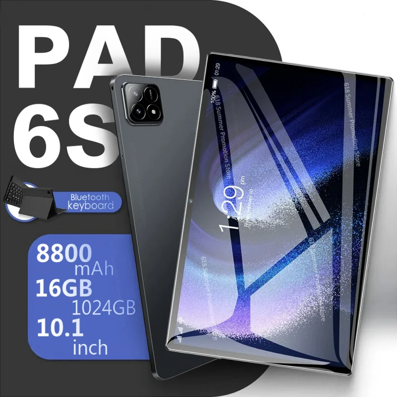

Tablette PC Pad 6S Pro, 2024 of Origin, Global Version, Android 13.0, Snapdragon, 11 Pouces, 10000mAh, 5G, Touristes, EpiWIFI