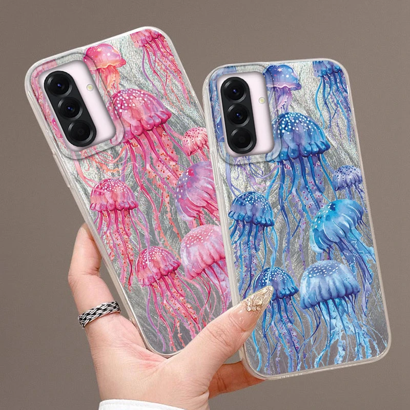 Jellyfish-Themed Protective Smartphone Case Bag