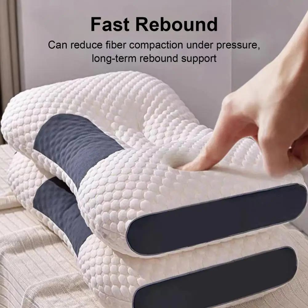3D Cervical Orthopedic Neck Pillow Massage Pillows Stress Relief Neck Support Guard Massage Pillow Health Care Sleeping Pillow 2