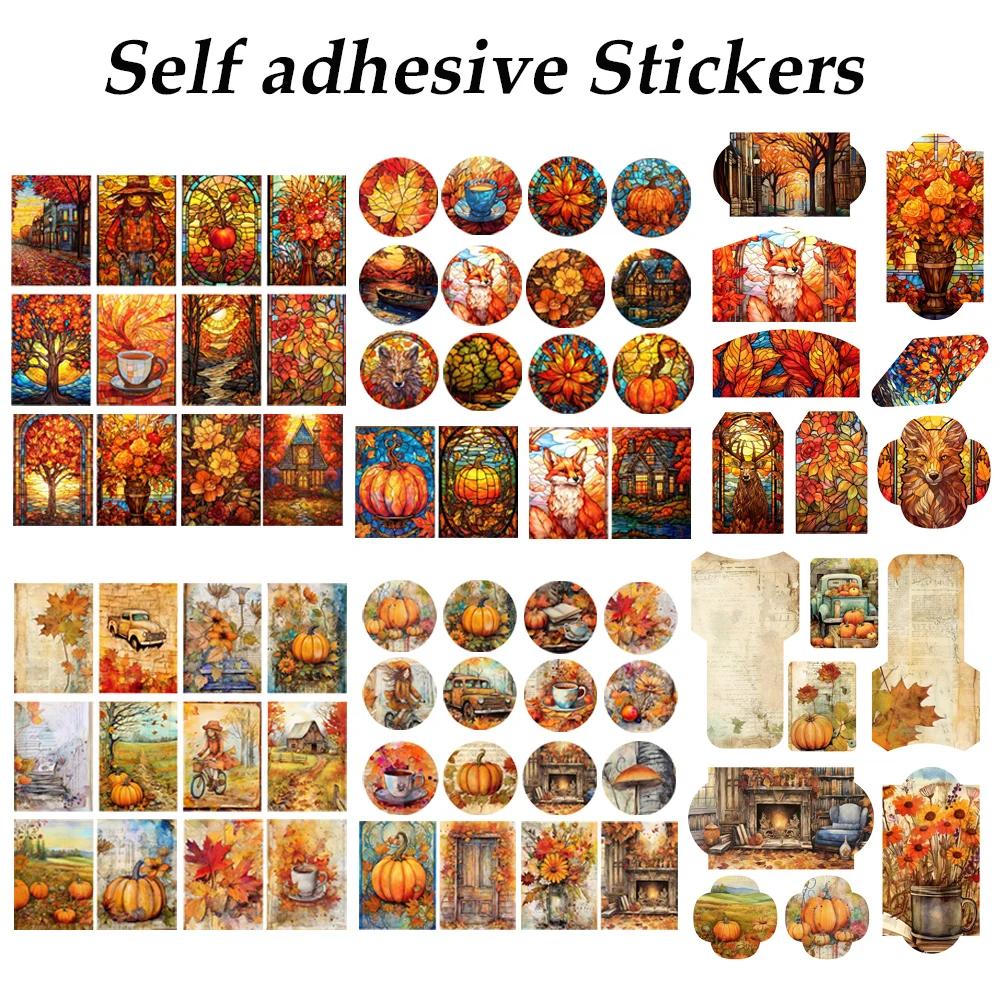 Autumn Ephemera Card Set 6