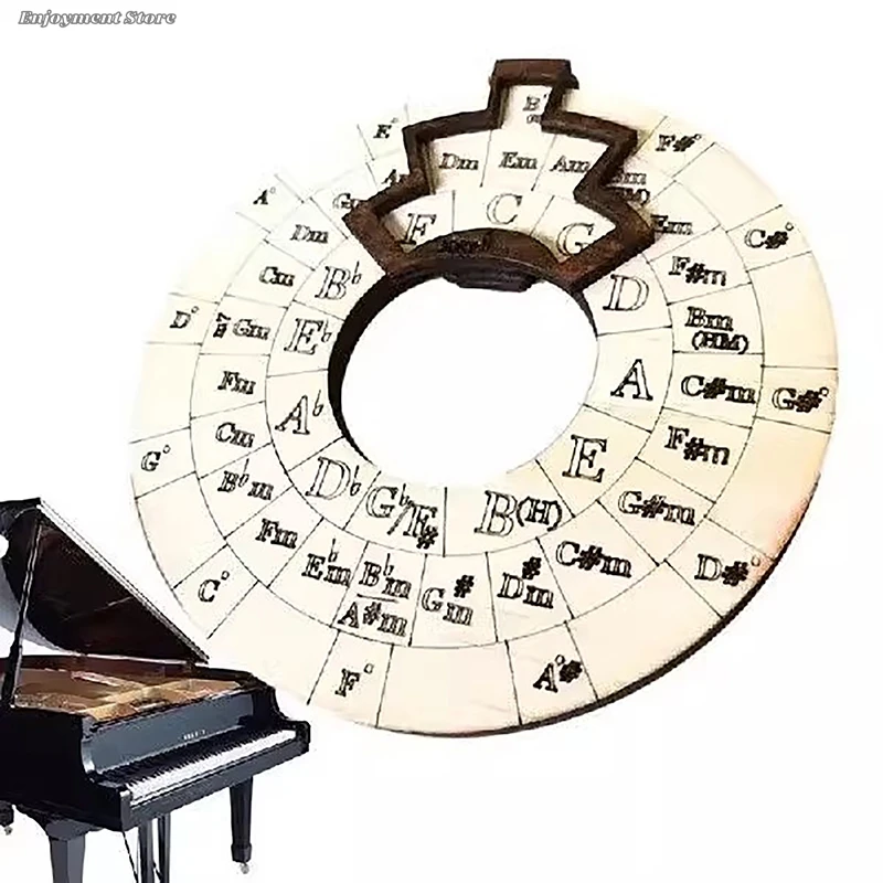 Music, Wooden Melody Tools, Wooden Tools, Musical Instruments, Entertainment Accessories 12.5*12.5*1.2cm