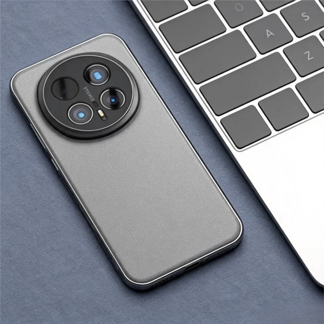 Ultra Thin Soft TPU Matte Gray Translucent Silicone Phone Case