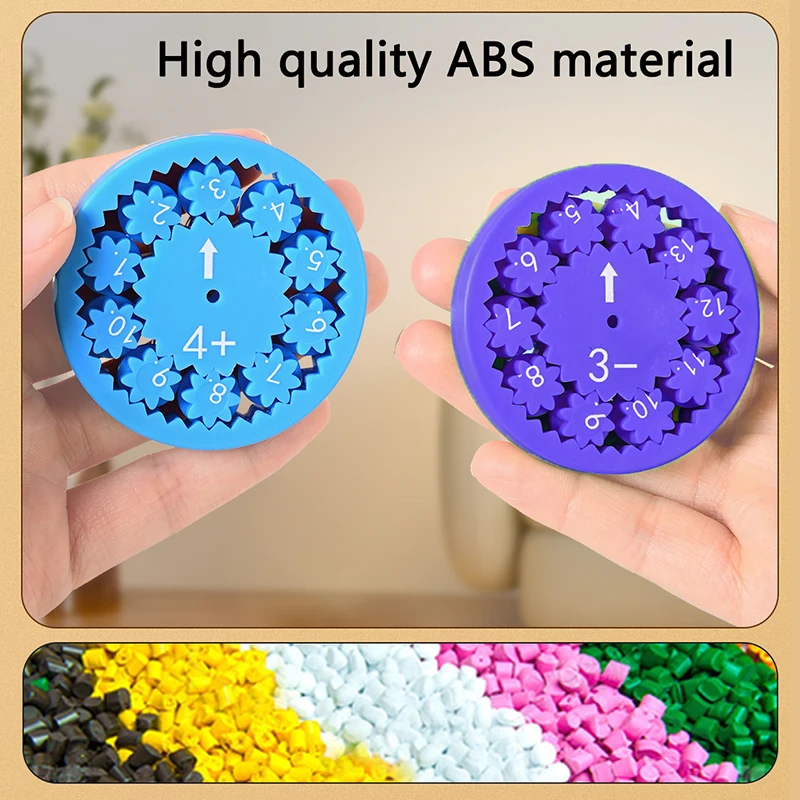 ABS Math Fidget Spinners Kids Toy for Preschool Education