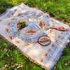 Bohemian Geometry Picnic Mat with tasselsThickened Ins Style Outdoor Mat Camping Picnic Cloth Bohemian Carpet 1