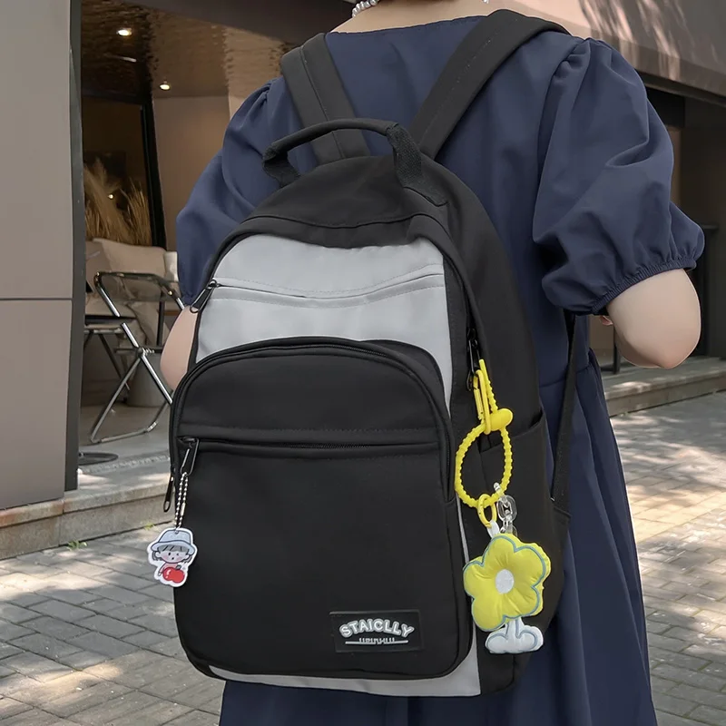Fashion New Ladies Student Backpack Cool Women Laptop Book Bag Trendy Cute Female College Backpack Girl Travel Kawaii School Bag