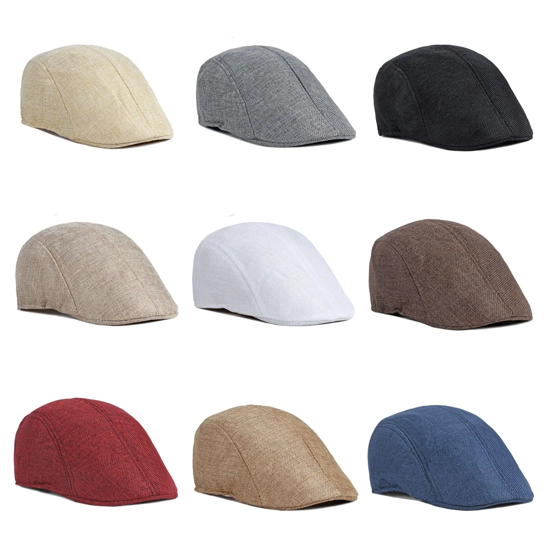 Newsboy Cap Beret Hat for Men Women Vintage Gatsbay Irish Outdoor Cabbie Spring Painter Driver for Beret Hat Newsboy Cap Newsboy Hat Woolen Beret