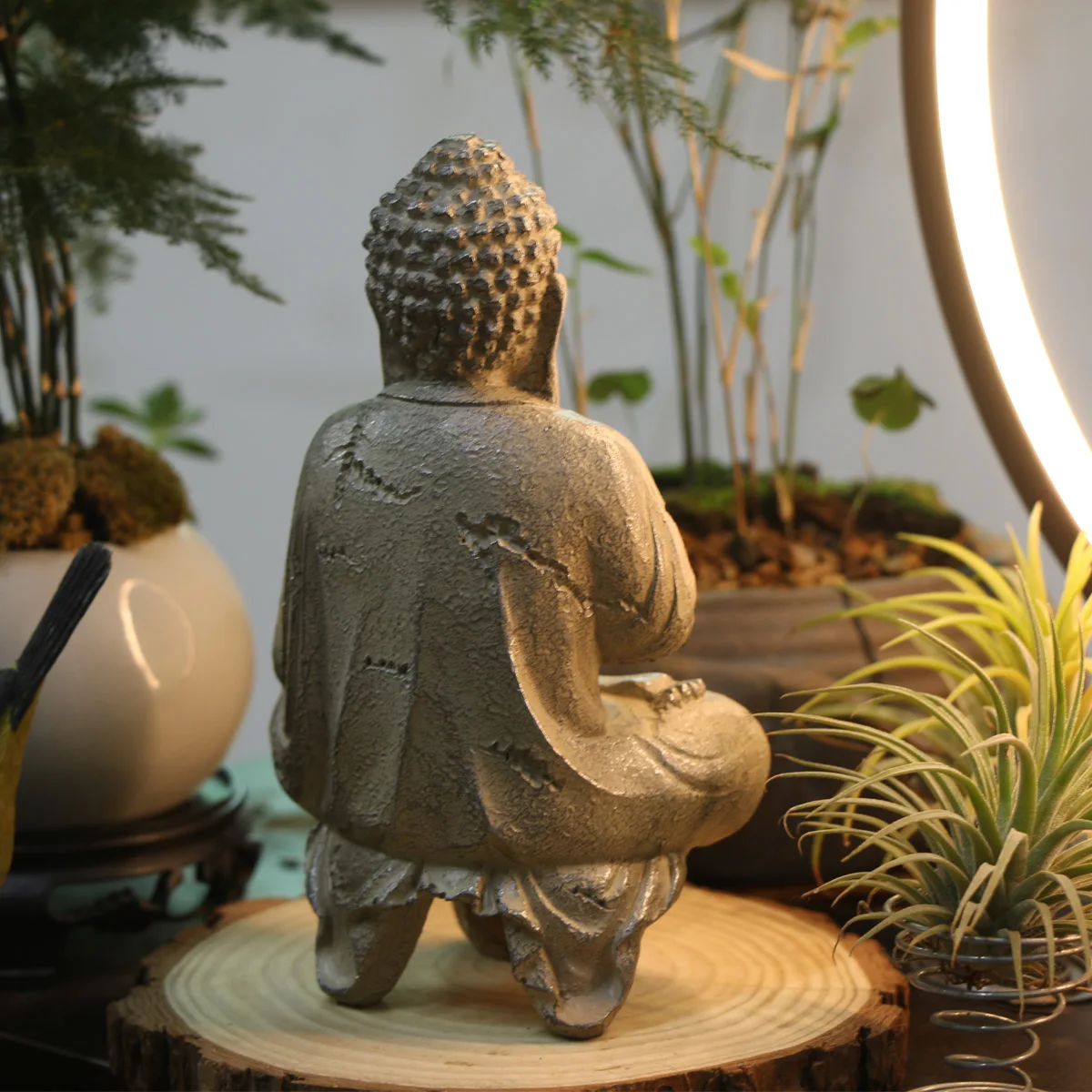 Description Picture 6 of item1 pcs Elegant Thai Buddha Statues & Sculptures -Enhance HomeDecor with Peaceful Southeast Asian Resin Crafts; ldeal forGifts