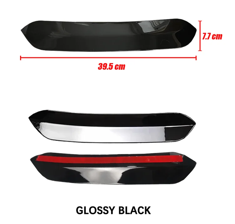 2 Stücke Oettinger Stil Dachspoiler Flügelverlängerungen Klappen Passend Für VW Volkswagen Zubehör Golf 6 7 MK6 MK7 Polo MK5 Fitting ABS – Detail 4