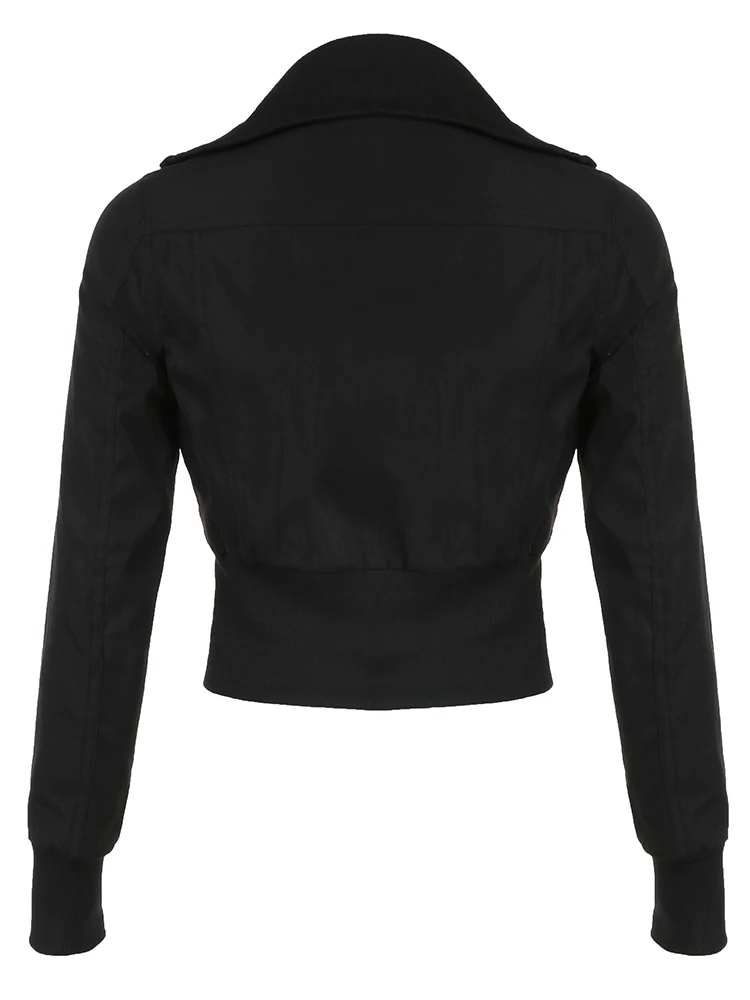 00s short length tech down jacket y2k 短丈 Amazon.com: Women's Y2K Grunge Leather Jacket Vintage Cyber