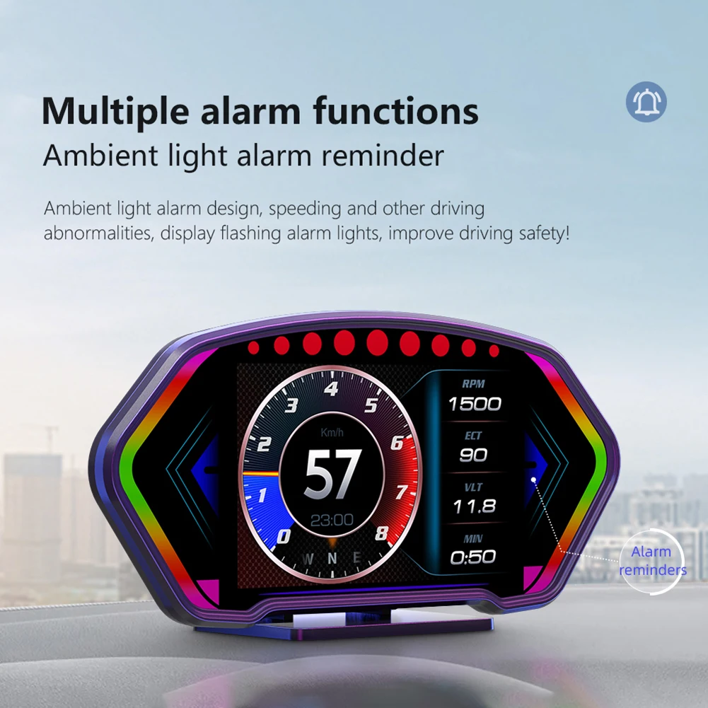  HUD LCD ÷  溸   ÷,  OBD  GPS Ʈ  OBD2  ÷,   6 ġ