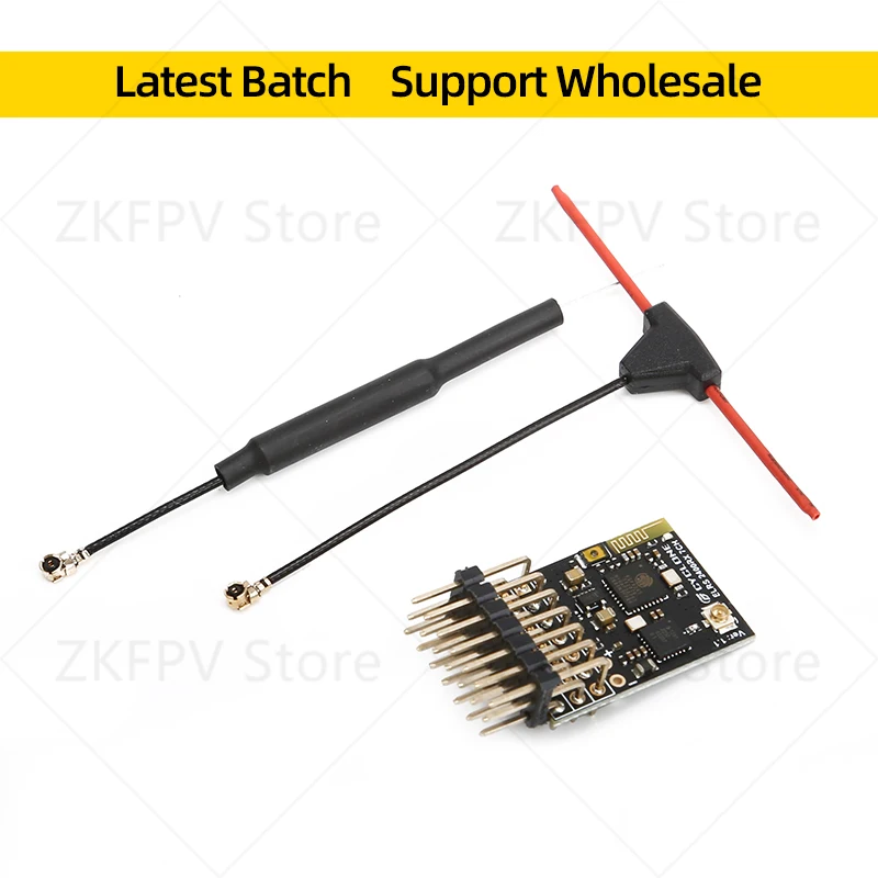 1/2PCS CYCLONE ELRS 2.4G 7CH PWM Receiver ExpressLRS RX 2400RX PWM/CRSF Protocol For RC FPV Drone Fixed Wing Car Boat Quadcopter 6